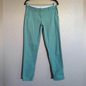 Vineyard Vines Women's Size 2 Chino Pants Mint Green Slim Straight Leg Cotton